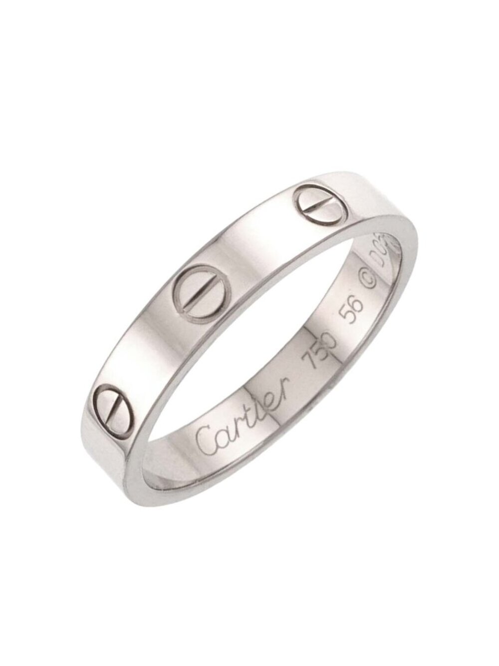 Cartier Mini Love 56 Ring 18k White Gold
